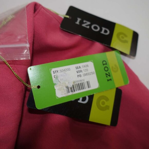 Izod Women's G-Flex Skort Size 14 NWT Pink UPF 40 Inner Shorts Golf Skirt - Picture 3 of 6